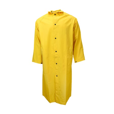 NEESE Outerwear Economy Series 48" Rain Coat-Black-XL 10165-31-1-BLK-XL